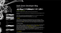 Desktop Screenshot of blog.dark-omen.org